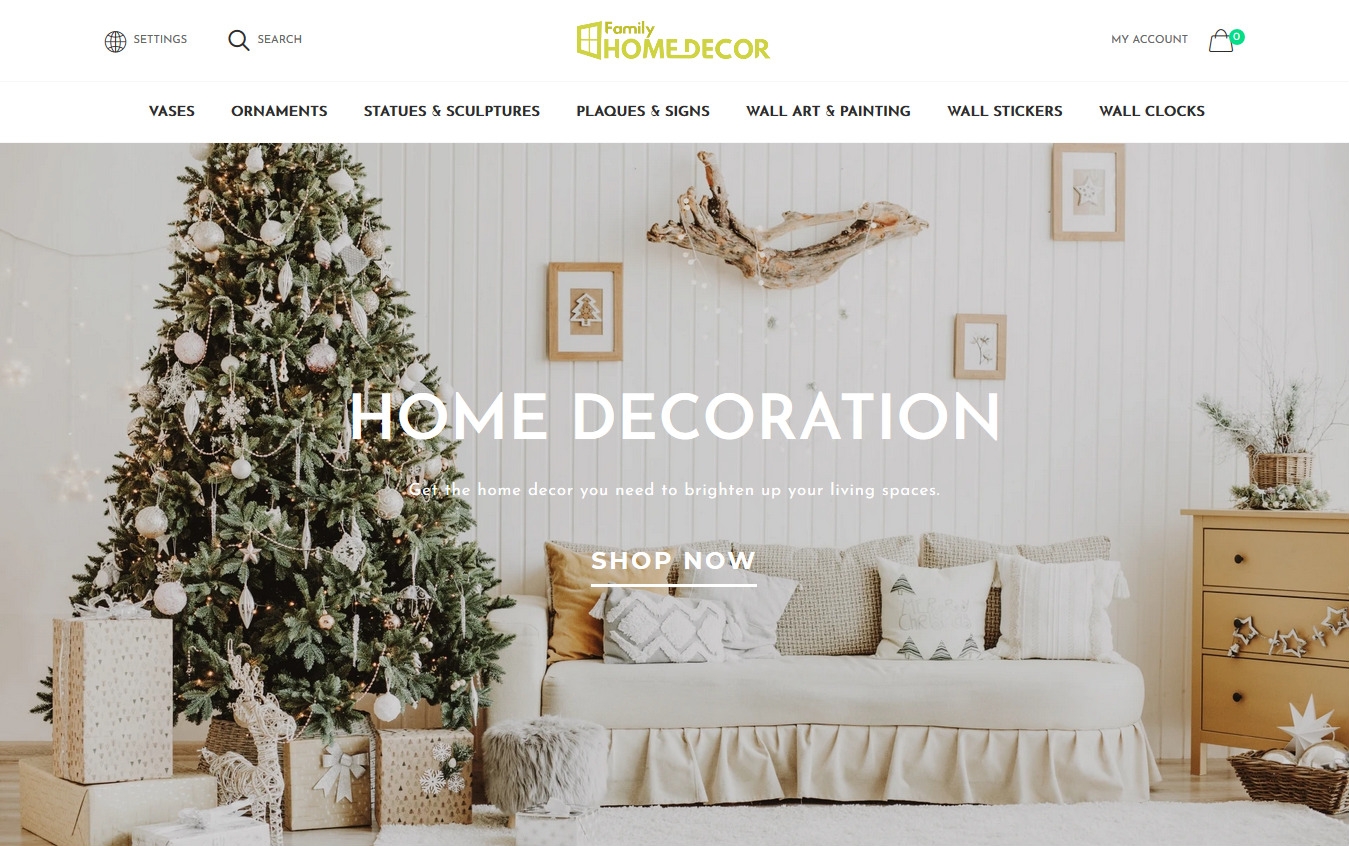 — Store Sold on Flippa HOME DECOR Dropship STORE. Domain Value