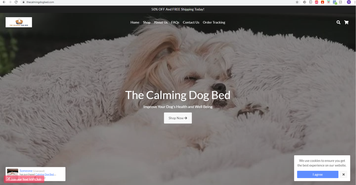 — Store Listed on Flippa Dog