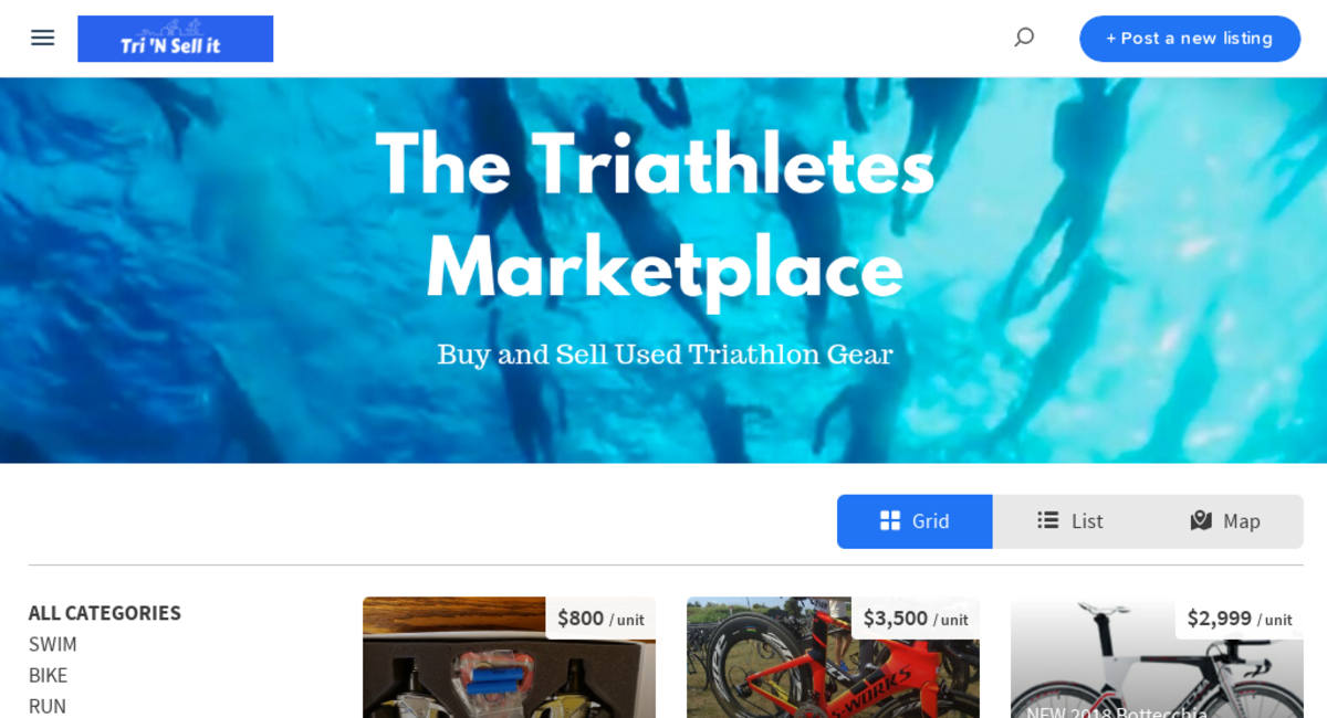 triathlon buy and sell