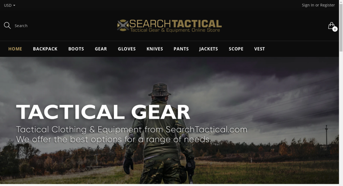 — Store Sold on Flippa TACTICAL GEAR