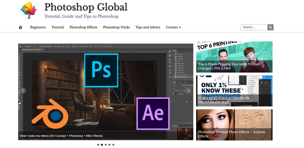 PhotoshopGlobal.com - 100% Automated Photoshop Guides &Tricks- 1 Year Free Hosting BIN + Great Bonuses