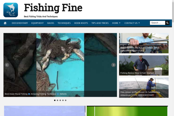 FishingFine.com - Fully Automated Fishing Website. Get 5 Automated Websites worth over $900