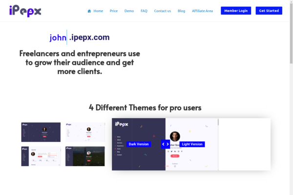 ipepx.com - Start your own Business - E-Resume SaaS earn recurring revenue