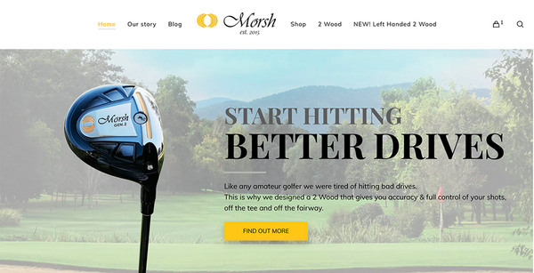 morshgolf.com - e-Commerce / Sports and Outdoor