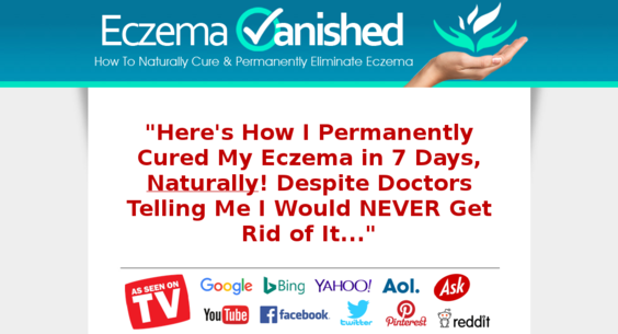 eczemavanished.com — Website Listed on Flippa: Eczema Vanished Book ...