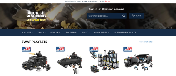 lego military websites