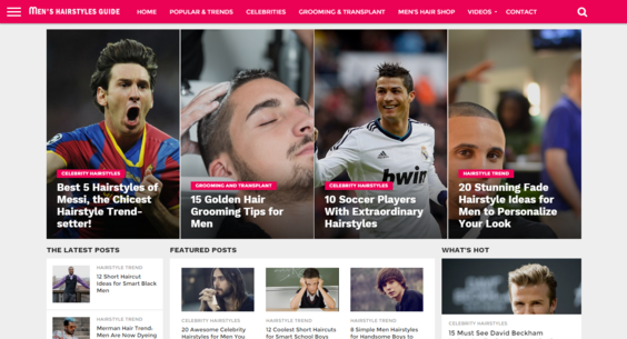 Menshairstylesguide Com Website Listed On Flippa Established