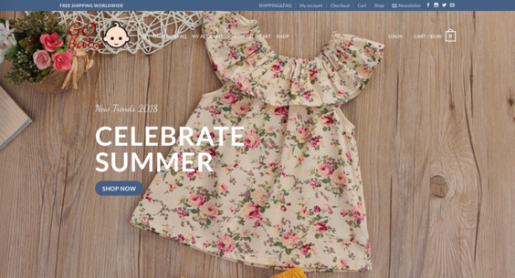 dropshipping baby clothes