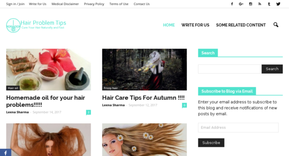 Hairproblemtips Com Website Sold On Flippa Hair Problem Tips