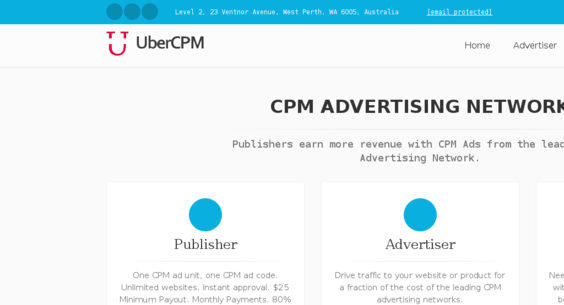 Ubercpm Com Website Listed On Flippa Banner Display Ad Platform