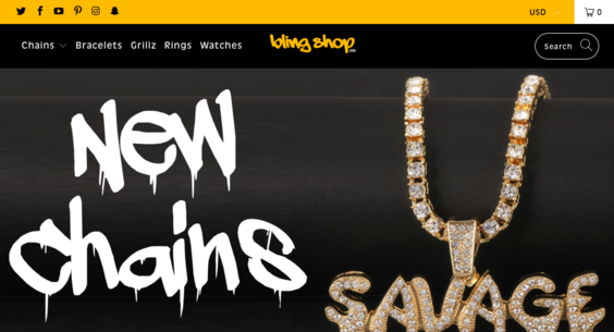 Hip Hop Jewelry Dropship Store. Hot 